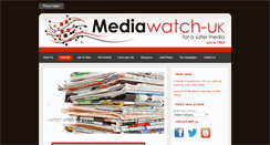 Desktop Screenshot of mediawatchuk.com